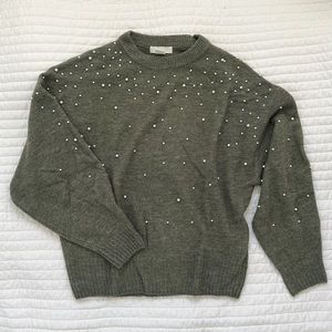 H&M Pearl Green Sweater
